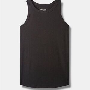 Torrid Super Soft Rib Knit Top in Dark Gray